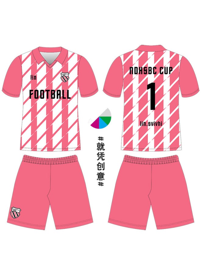 Style 4 Short Sleeve Football Jersey - Image 1