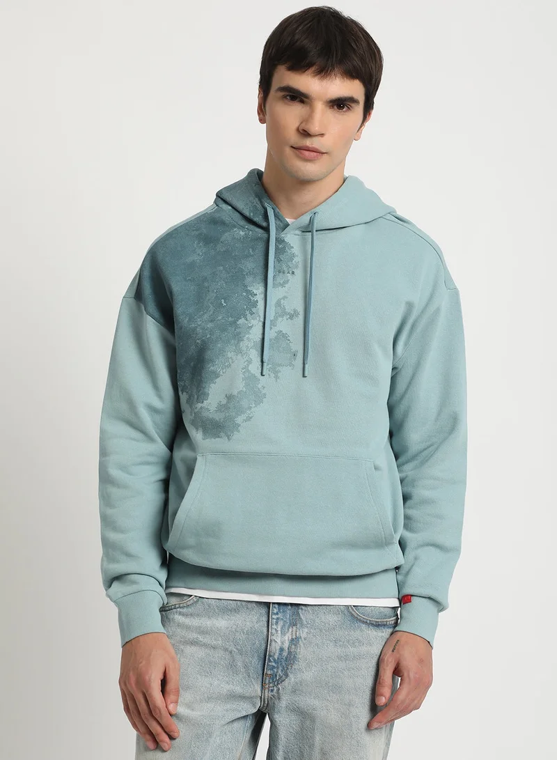 ذا بير هاوس Men's Hoodie Casual Pullover Sweatshirt with Kangaroo Pocket and Adjustable Hood Soft Warm and Stylish for Winter Travel and Everyday Wear