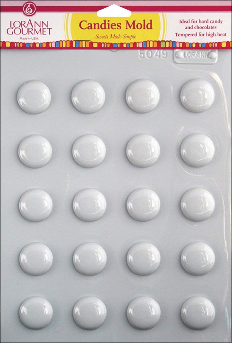LorAnn Candy Discs Pieces Sheet Mold