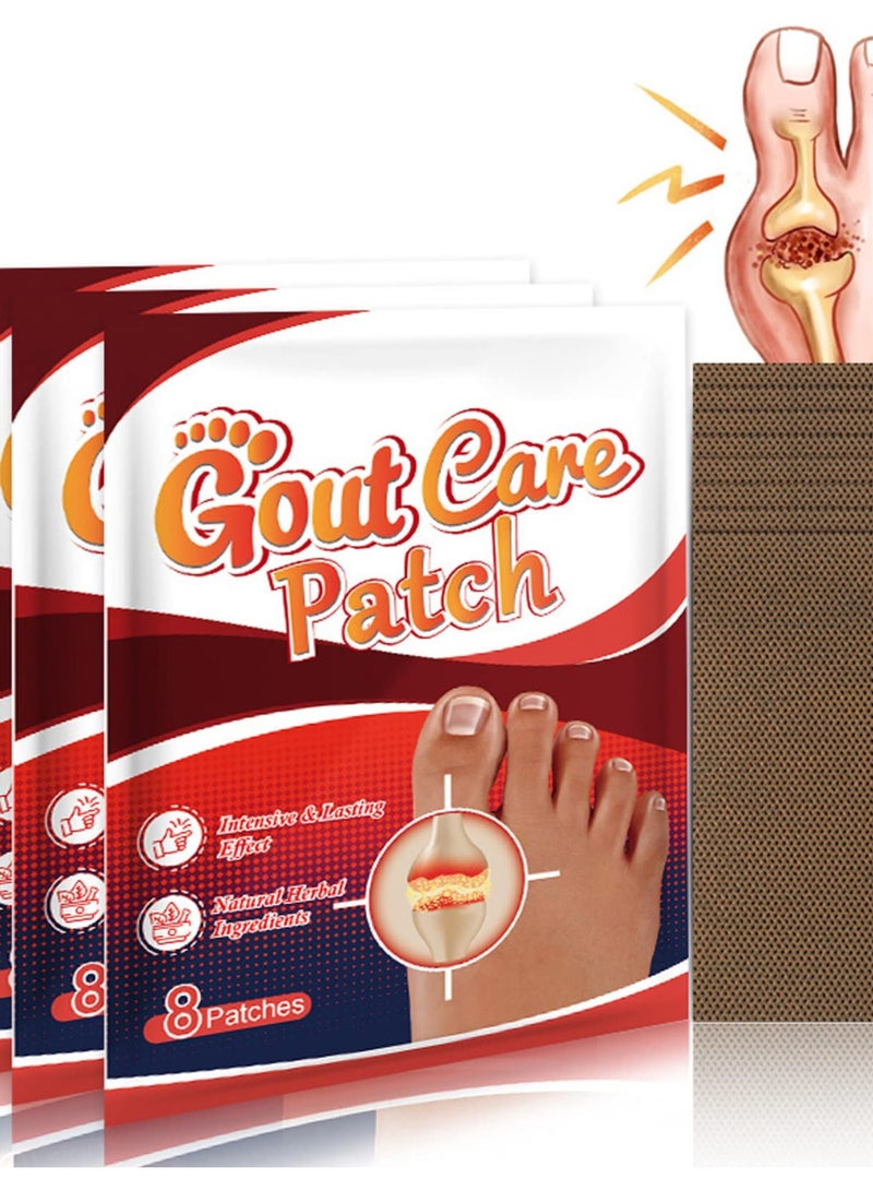 Zikra Gout Treatment Patch, 40pcs Arthritis Thumb Patches for Pain Relief, Swelling Reduction, and Inflammation Diminishment - Image 1