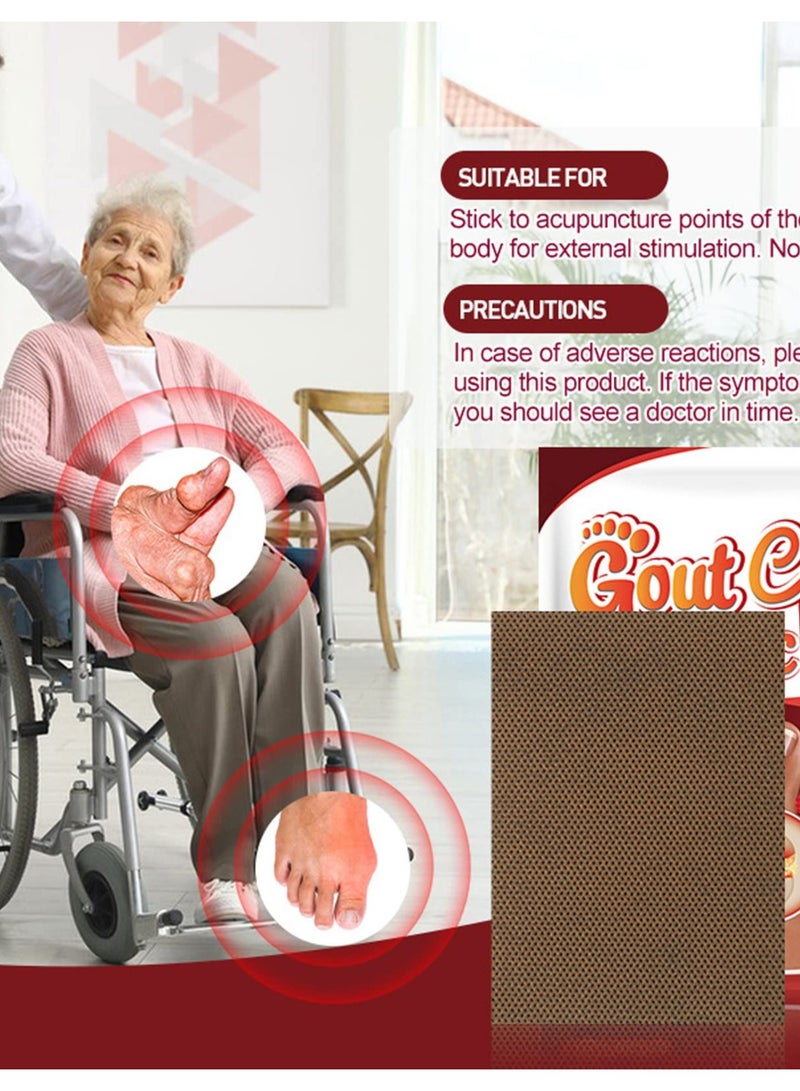 Zikra Gout Treatment Patch, 40pcs Arthritis Thumb Patches for Pain Relief, Swelling Reduction, and Inflammation Diminishment - Image 4