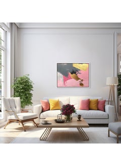 Art Decor Art Decor Framed Canvas Wall Art of Gold Abstract Artwork Print Modern Art with Gold Accent 2-Way Wall Decor for Bedroom Living Room Office and Gifting  - Image 5