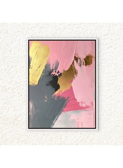 Art Decor Art Decor Framed Canvas Wall Art of Gold Abstract Artwork Print Modern Art with Gold Accent 2-Way Wall Decor for Bedroom Living Room Office and Gifting  - Image 1