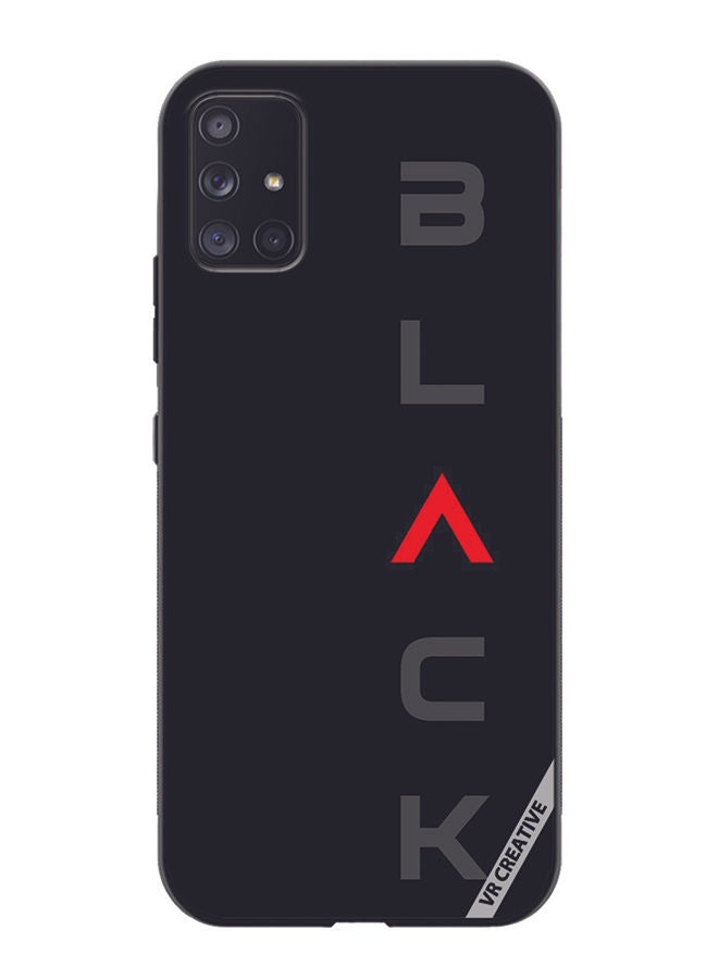 VR CREATIVE Protective Case Cover For Samsung Galaxy A51 5G Black Design Multicolour - Image 1