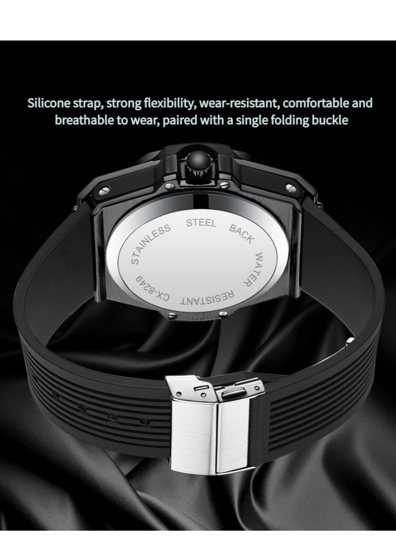 Chenxi Watches for Men Waterproof Luminous Fashion Business Calendar Quartz Watch Large Dial 48mm - Image 5