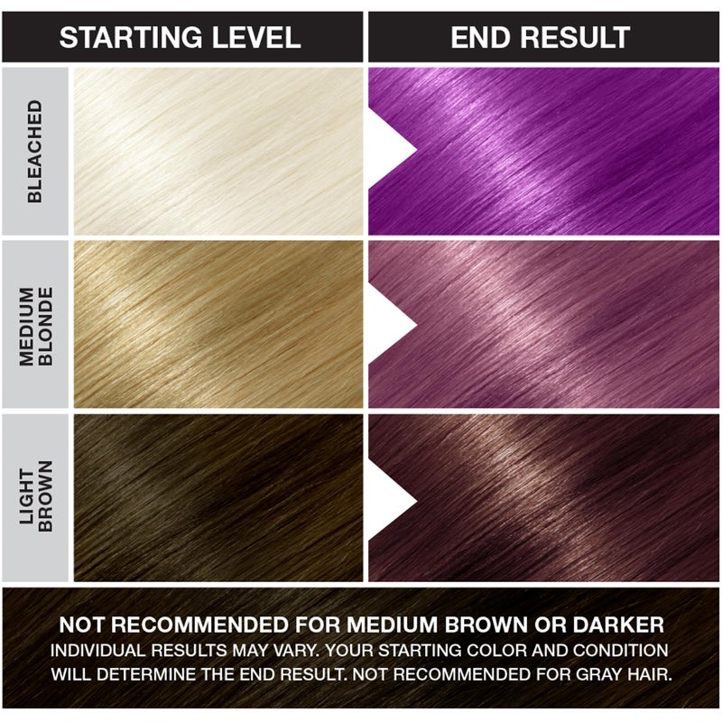 Punky Purple Semi Permanent Hair Color - Vegan & Cruelty-Free Conditioning Purple Hair Dye, Lasts Up to 35 Washes, 3.5 fl oz - Image 5