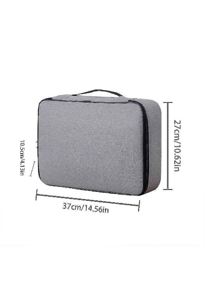 Generic Multi-Layered Document Storage Bag For Home, Large Capacity Multifunctional Box  - Image 3