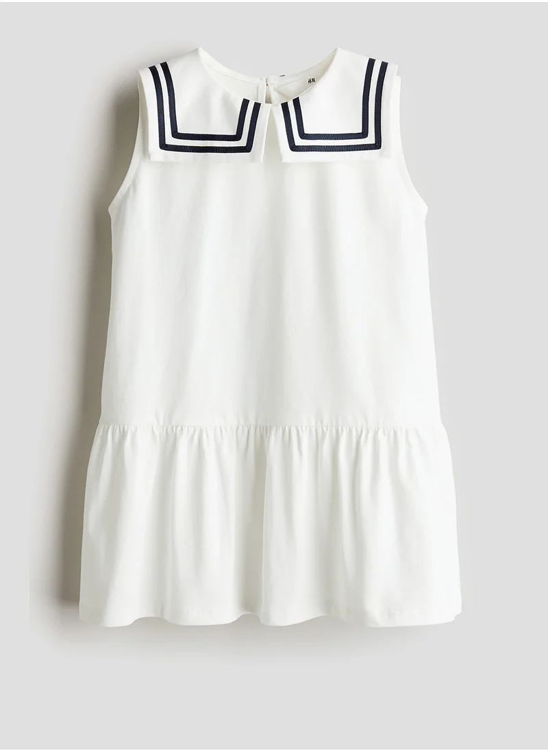 H&M Cotton Jersey Sailor Dress