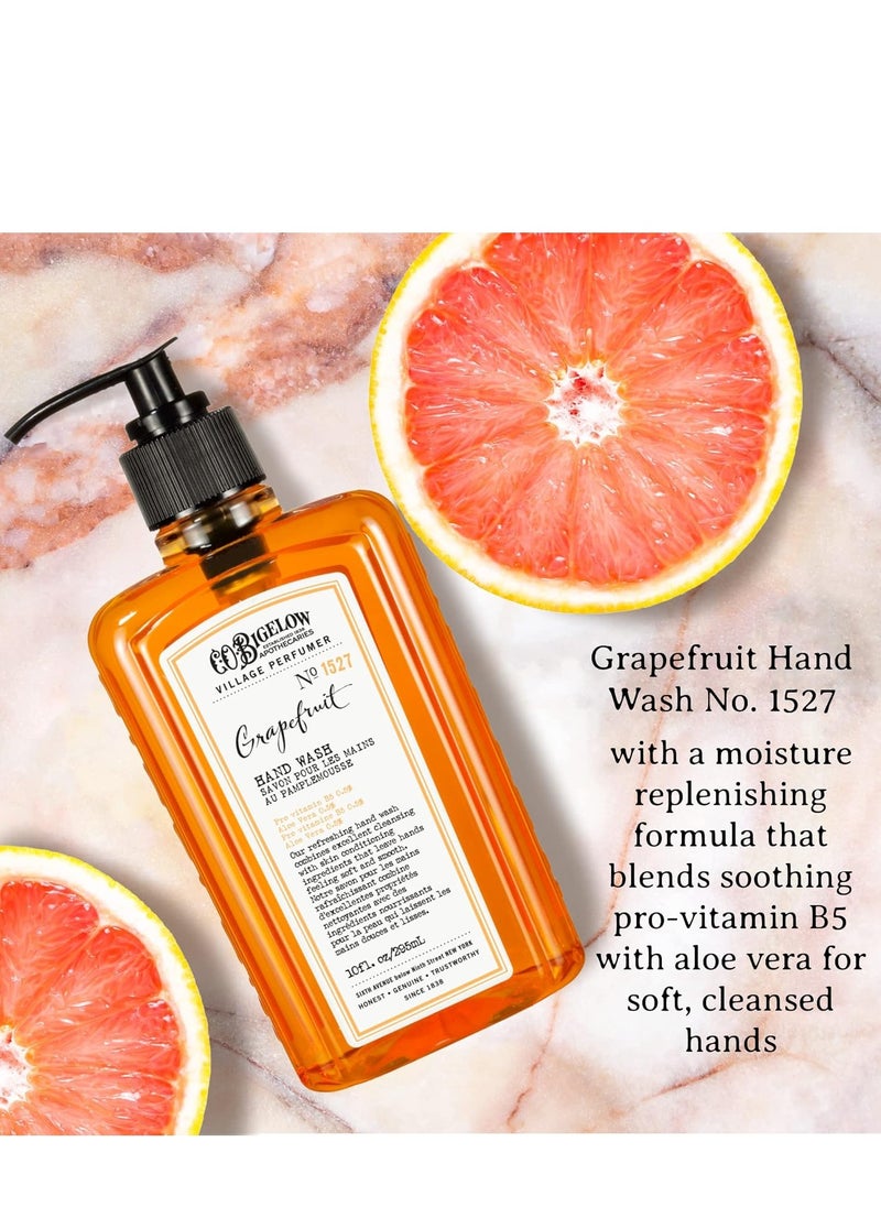 C. O. Bigelow C.O. Bigelow Hand Wash Grapefruit, Village Perfumer Moisturizing Hand Soap for Bathroom & Kitchen with Aloe Vera and Pro-Vitamin B5, 10 fl oz  - Image 4