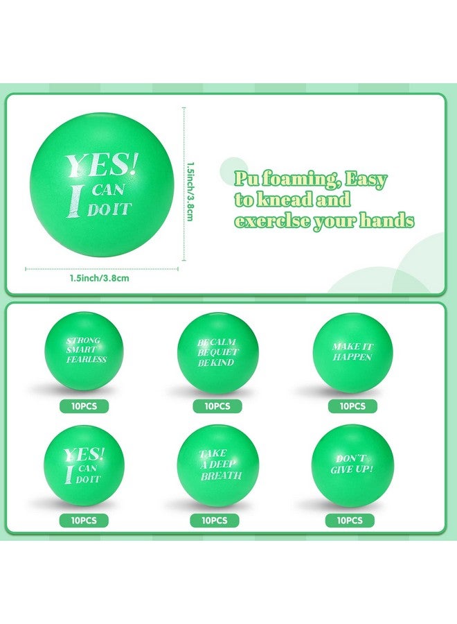 سيفانير 60 قطعة من كرات الرغوة للكبار، كرات رغوية ناعمة ملونة، كرات تمارين يدوية خفيفة الوزن، كرات صغيرة للعب الآمن في الأماكن المغلقة، هدايا حفلات أعياد الميلاد (أخضر) - Image 5