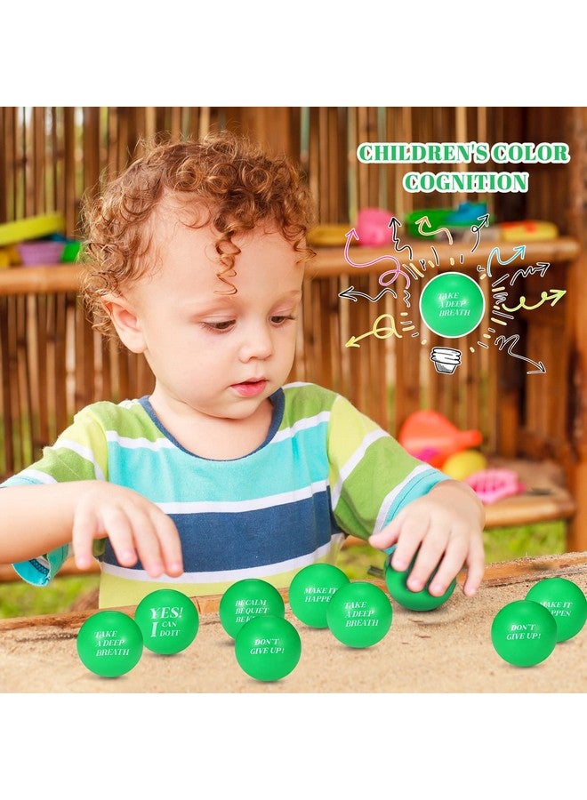 سيفانير 60 قطعة من كرات الرغوة للكبار، كرات رغوية ناعمة ملونة، كرات تمارين يدوية خفيفة الوزن، كرات صغيرة للعب الآمن في الأماكن المغلقة، هدايا حفلات أعياد الميلاد (أخضر) - Image 3