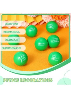 Civaner 60 Pieces Foam Balls For Adults Colorful Soft Foam Balls Bulk Hand Exercise Balls Lightweight Mini Balls For Safe Indoor Toys Birthday Party Favors Bag Gifts(Green)  - Image 2