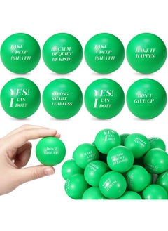 Civaner 60 Pieces Foam Balls For Adults Colorful Soft Foam Balls Bulk Hand Exercise Balls Lightweight Mini Balls For Safe Indoor Toys Birthday Party Favors Bag Gifts(Green)  - Image 1