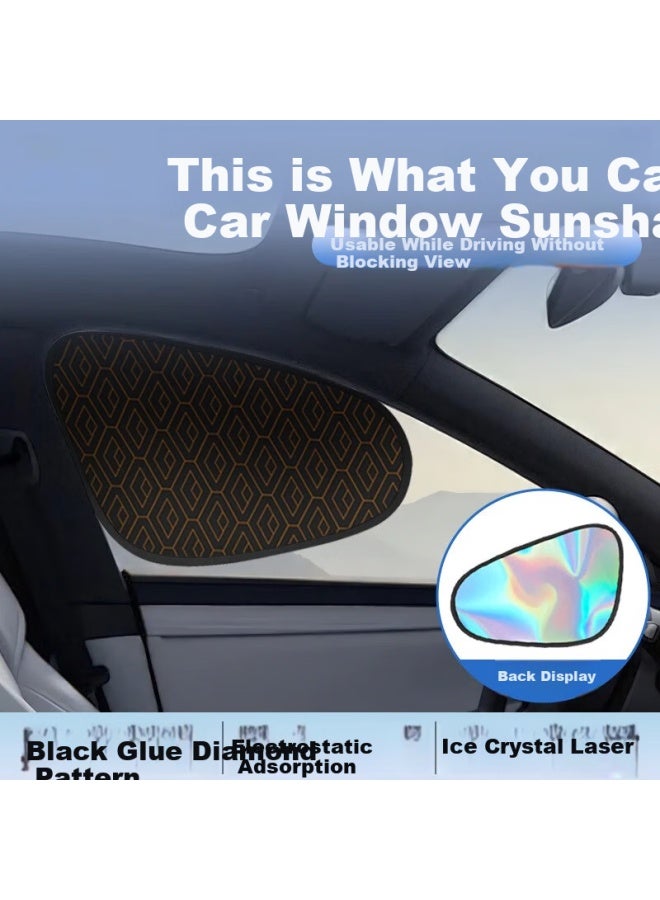 DiGallen Digalun Car Sunshade Curtain Interior Sun Block Heat Insulation Sunshade Window Curtain For Car Glass Side Window - Image 4