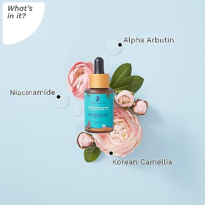 PILGRIM Niacinamide 5% + Alpha Arbutin 1% Skin Clarifying Serum for acne & acne marks | All Skin Types | For Men & Women | Korean Skin Care | Vegan & Cruelty-free | 30ml - Image 4