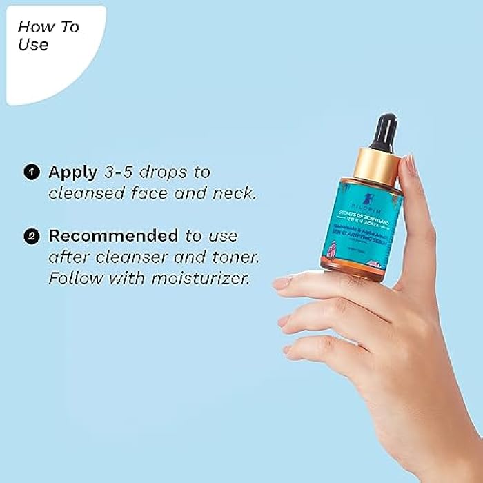 PILGRIM Niacinamide 5% + Alpha Arbutin 1% Skin Clarifying Serum for acne & acne marks | All Skin Types | For Men & Women | Korean Skin Care | Vegan & Cruelty-free | 30ml - Image 5