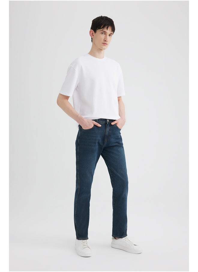 DeFacto - Man Straight Fit Denim Trousers - Image 1