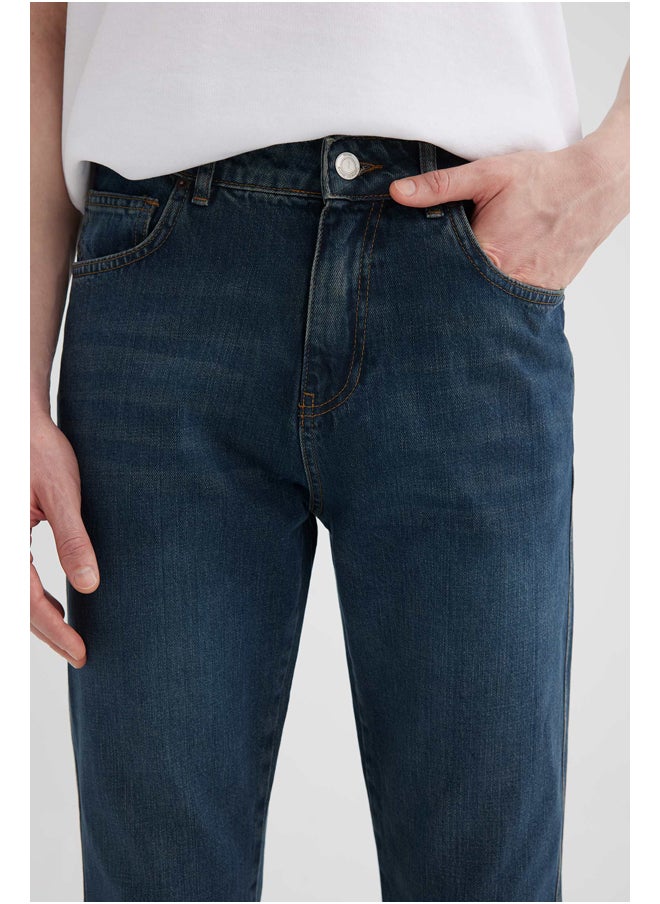 DeFacto Man Straight Fit Denim Trousers  - Image 2