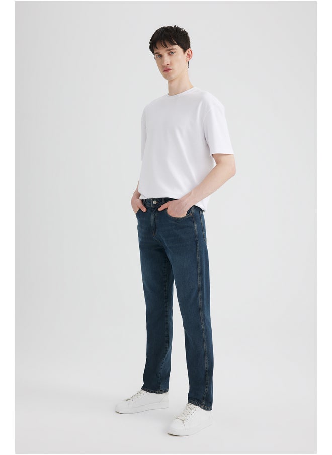 DeFacto Man Straight Fit Denim Trousers  - Image 5