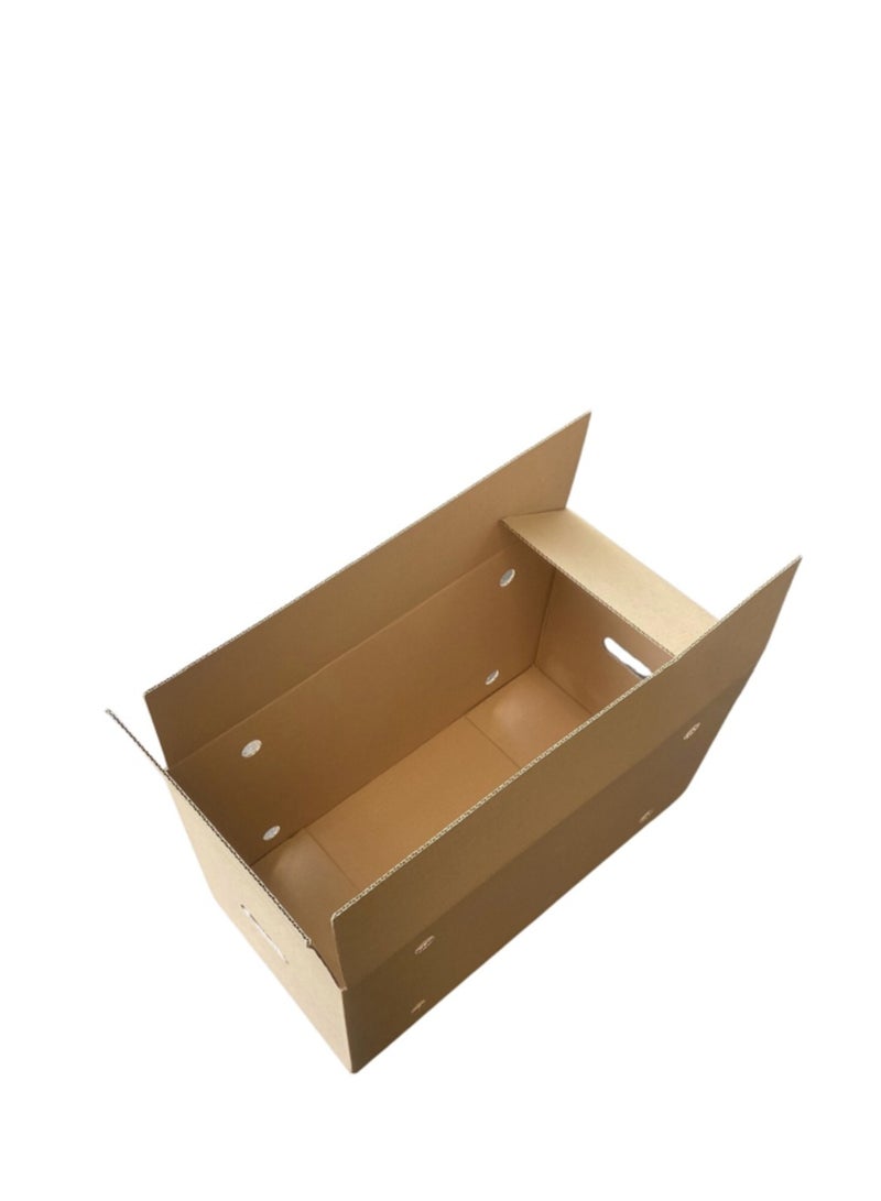 Generic 10 Cardboard Boxes Egg Pallet Size Cartons  60x30x32 cm  - Image 3