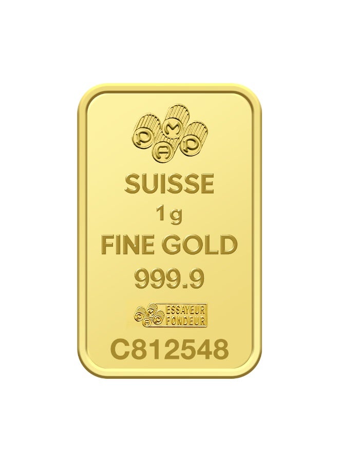 Pamp Suisse Rosa 1 Gram Gold Bar 24KT