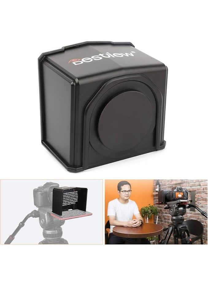 Desview - D T1 Portable Mobile Phone Teleprompter Prompter with Remote Control for Smartphone Less Than 6 Inch DSLR Camera for Stage Host Speech Live Interview Online Video Vlogesview - Image 1
