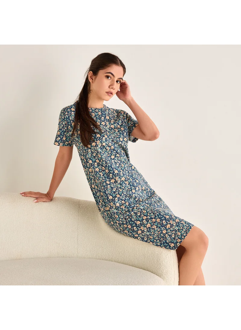 Splash FAV Floral Print Night Dress