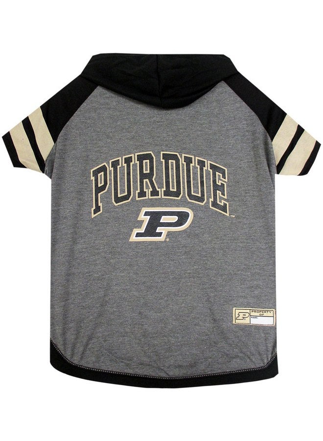 Pets First NCAA Purdue Boilermakers Hoodie for Dogs & Cats, Medium Collegiate Licensed Dog Hoody Tee Shirt. Sports Hoody T-Shirt for Pets. College Sporty Dog Hoodie Shirt. - Image 1