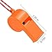 WSYUB 72Pcs Plastic Whistles Bulk Whistles Training Sports Whistles with Lanyard Loud Toys Whistles for Kids Christmas Birthday Party Goody Bag Fillers Games Survival Emergency 5 Brilliant Colors - Image 2