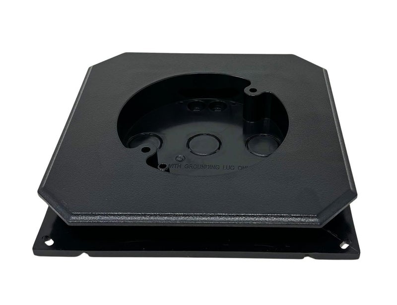 iMBAPrice 8141F-2 Black Color Non- Metallic Light Fixtures Siding Mounting Block with Built-in Electrical Box for All Siding Types, 2-Pack - Image 3