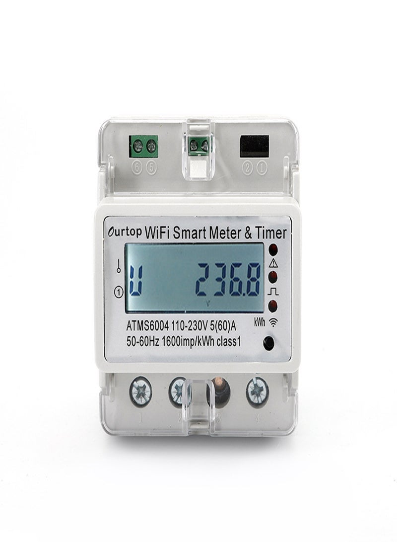 Tuya WiFi Intelligent 4P Electricity Power Meter DIN-rail Mounting Multi-energy Current Monitor Mobilephone APP Remotely Control Device - Image 4