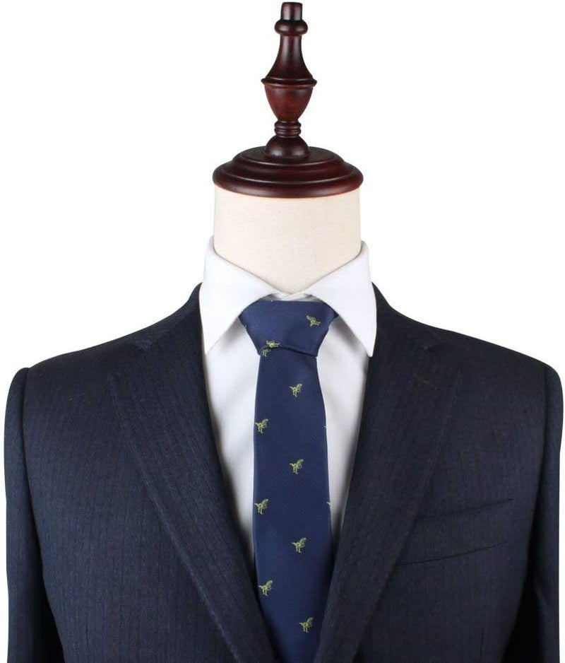 AUSCUFFLINKS Animal Ties | Woven Skinny Neckties | Groomsmen Wedding Ties | Work Ties for Him - Image 2