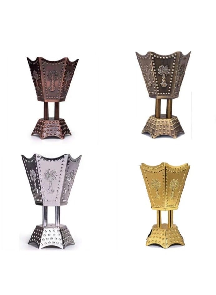 OSALIA Bakhoor Incense Burner Electric – Mabkhara Oud Burner,Madkhan Electric Incense Burner with On/Off Switch for Home, Office & Aromatherapy (Assorted Color) - Image 1