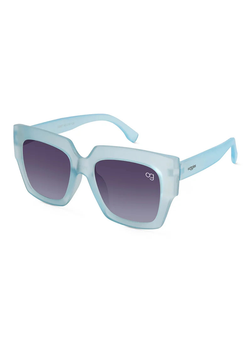 Woggles Blazeon Blue Square Kids Sunglasses