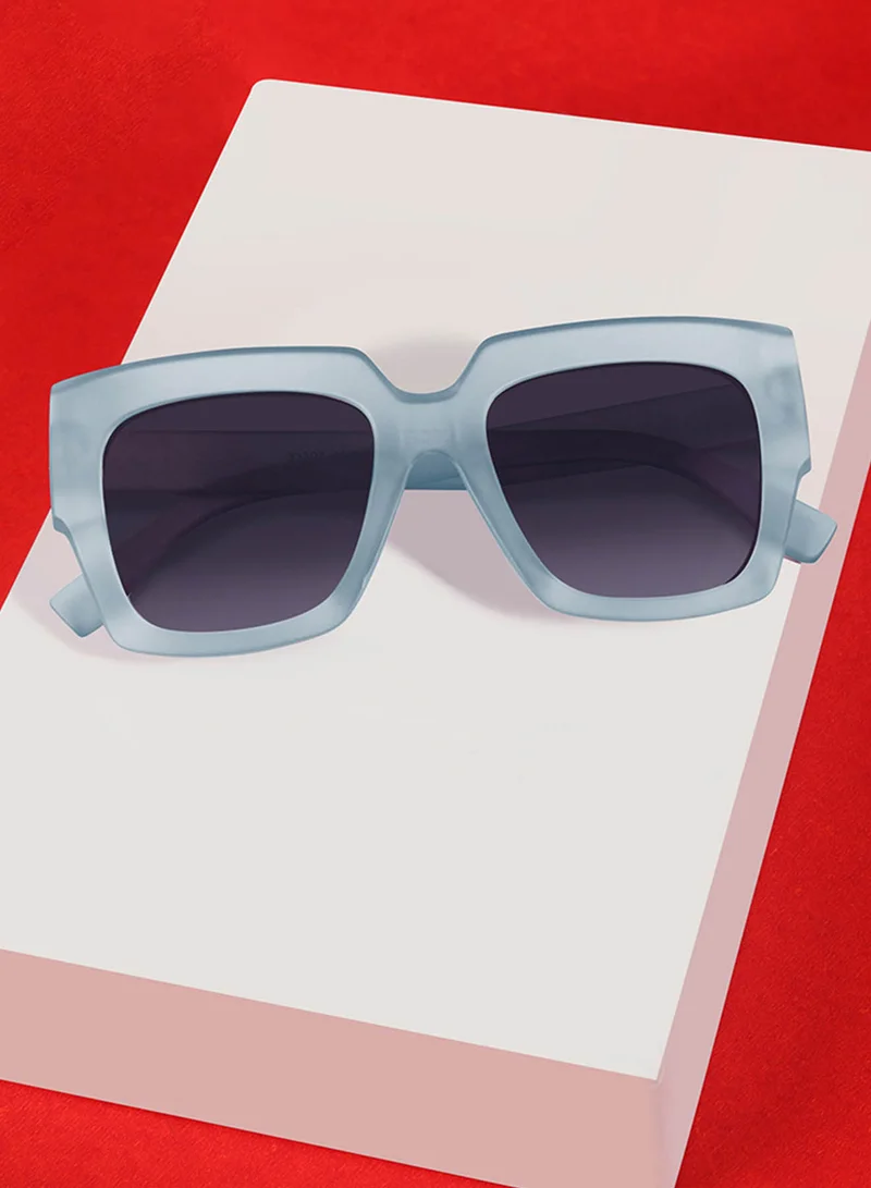 Woggles Blazeon Blue Square Kids Sunglasses