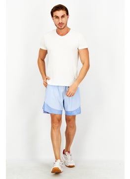 Unipro Men Sportswear Fit Training Shorts, Sky Blue  - Image 4