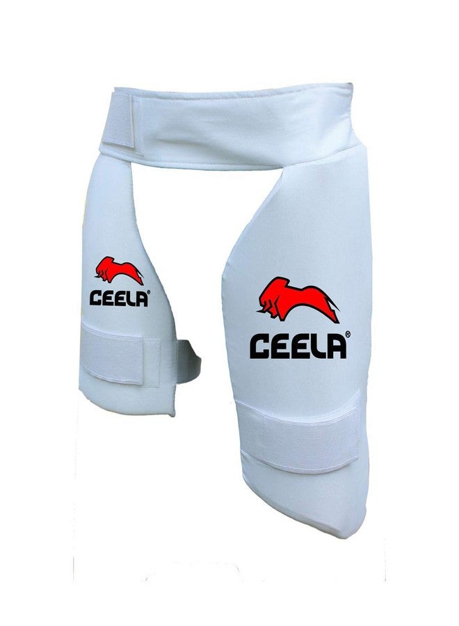 CS CEELA SPORTS Ceela Sports Combo Beginner Cricket Thigh Guard (Left Hand ) Thigh Pad for Left Handed Batsman (Men's (Left Hand)) - Image 1