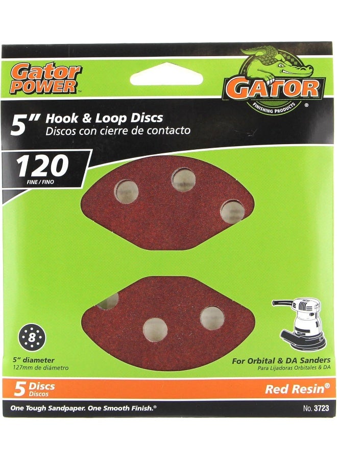 Ali Industries Gator 5" Hook & Loop Discs (5 Pack) 