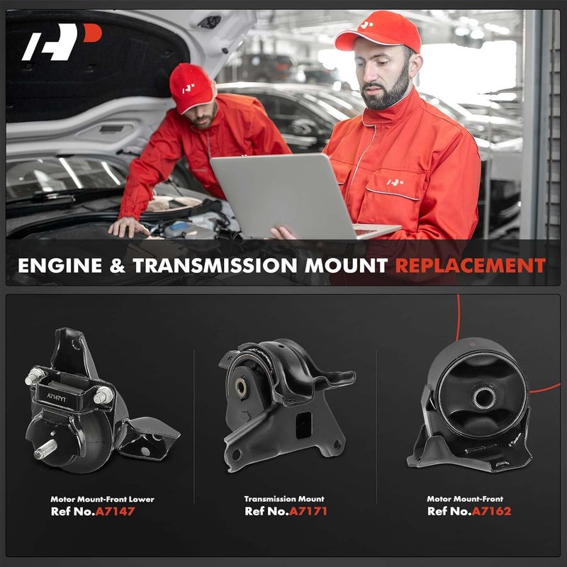 A-Premium Engine and Transmission Mount Kit for Hyundai Azera - Image 2