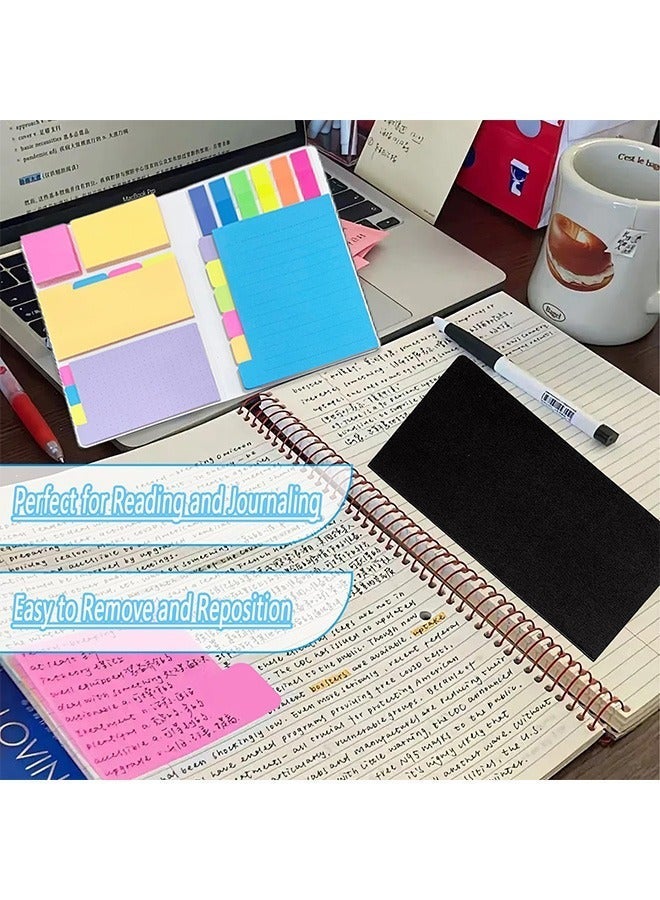 Sticky Notes Set, 410pcs Divider Sticky Notes Tabs,Multicolor Sticky Note Set, Sticky Page Markers Prioritize Coding Sticky Divider Tabs for Planner Sticky Notes Tabs for School Supplies, Office, Book Notes - Image 5