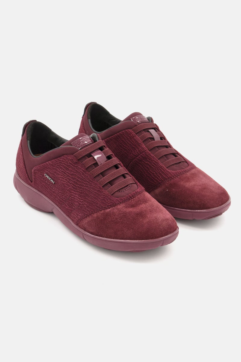 GEOX أحذية نسائية غير رسمية سهلة الارتداء، مارون - Image 1