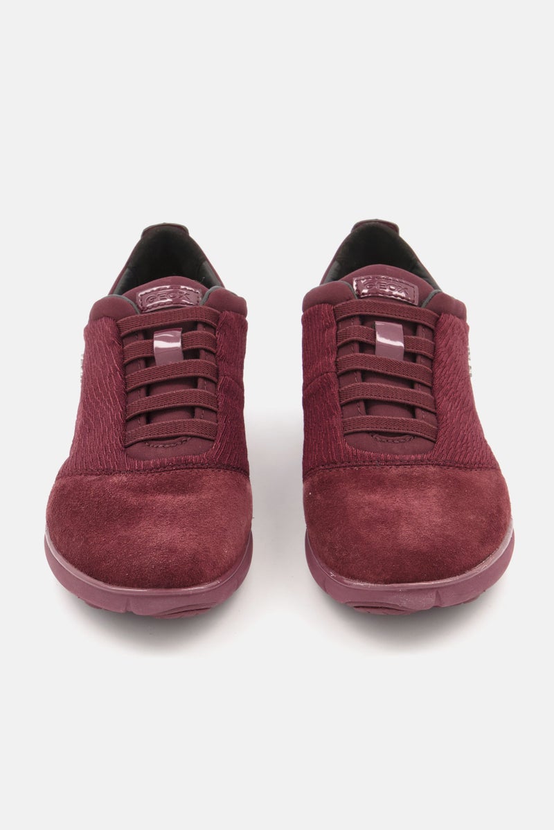 GEOX أحذية نسائية غير رسمية سهلة الارتداء، مارون - Image 2