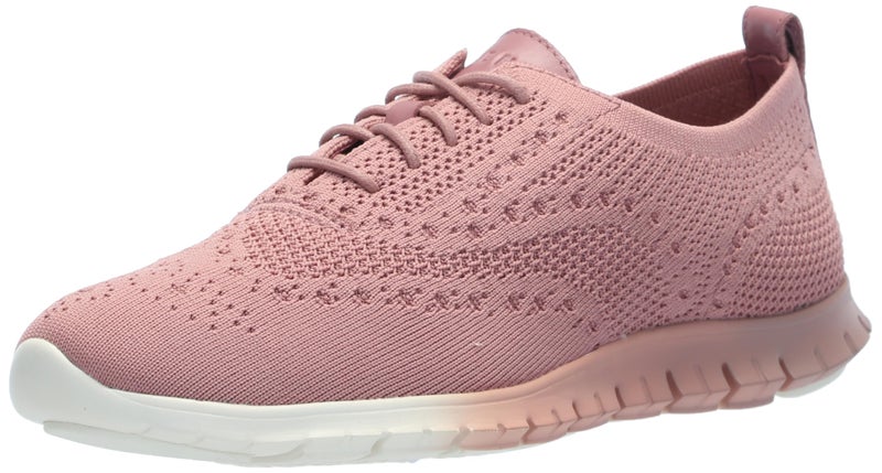 COLE HAAN Zerogrand Stitchlite Oxford, Light Rose Knit, 9.5-B US - Image 1