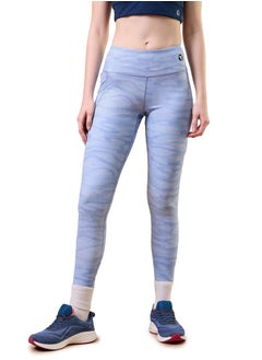 Technosport Women Printed Wide Waistband Leggings  - Image 1