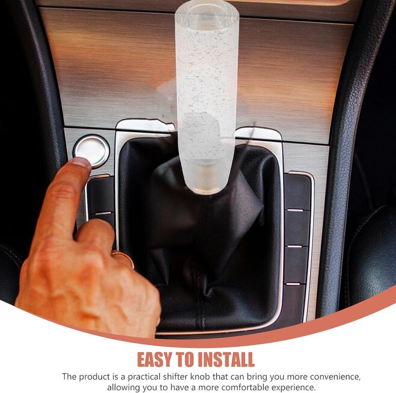 Crystal Acrylic Car Gear Shift Knob 15cm Universal Speed Gear Stick Shifter for Manual Vehicles Replacement - Image 3