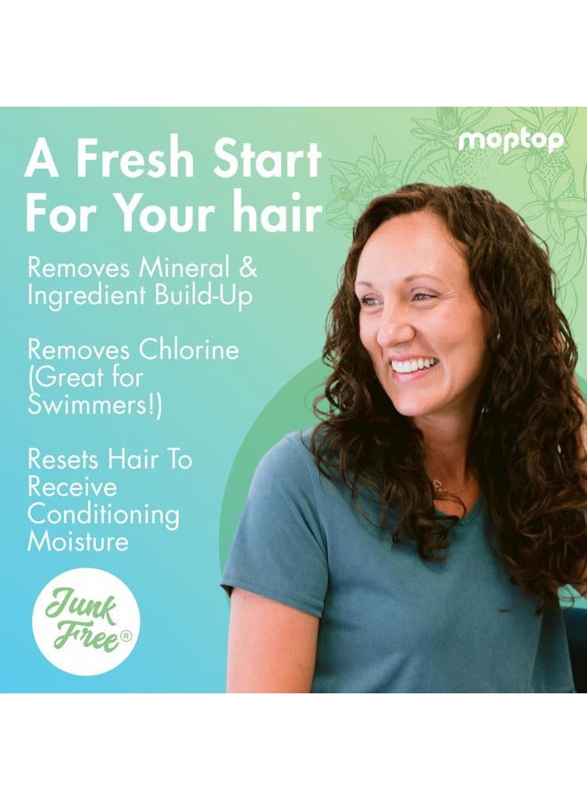 MopTop 8oz, Detox Shampoo for Fine, Thick, Wavy, Curly & Kinky-Coily Natural hair, made with Coconut - Image 2