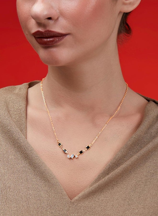 MINUTIAE Gold-Plated Artificial Stones and Beads Mangalsutra for Women's & Girls MNT0400_G - Image 3