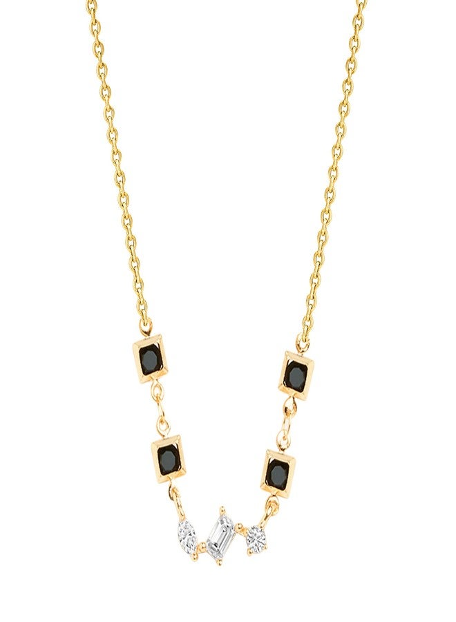 MINUTIAE Gold-Plated Artificial Stones and Beads Mangalsutra for Women's & Girls MNT0400_G - Image 1