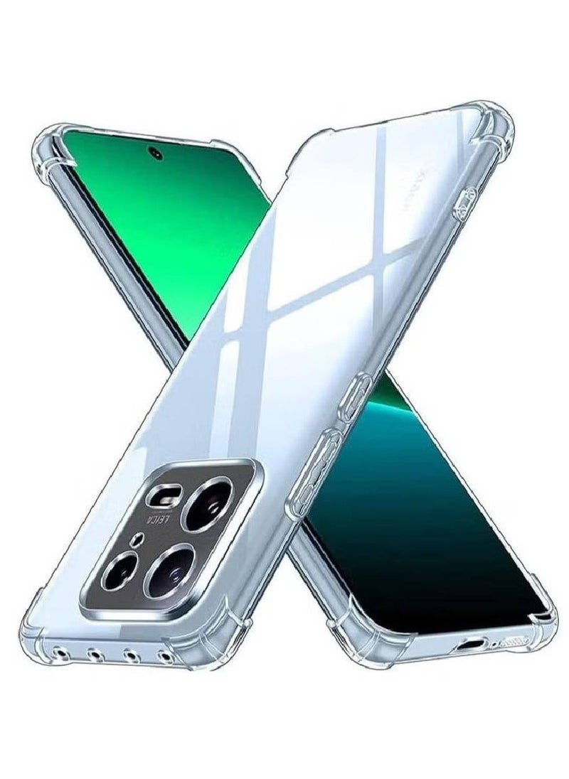 Transparent Shockproof TPU Bumper Case for Xiaomi 13 – Flexible Anti-Scratch Silicone Cover with Full Camera Protection