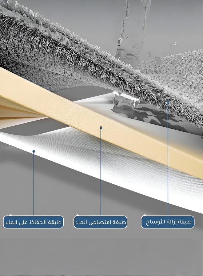 مجموعة أدوات تنظيف منزلية جديدة تتضمن ممسحة كبيرة وقماشة امتصاص الغبار، تساعد على تنظيف الأرضيات الخشبية بسهولة - Image 5